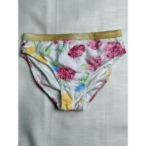 Tommy Bahama Girls Floral Bikini Bottom Sz 10/12 New